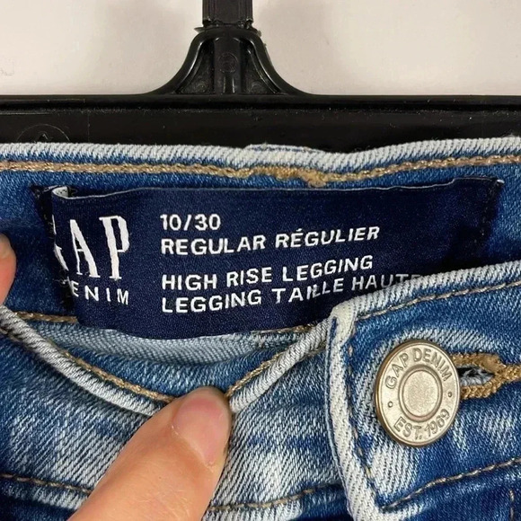 💕Gap high rise  legging jeans 10 - Picture 2 of 6